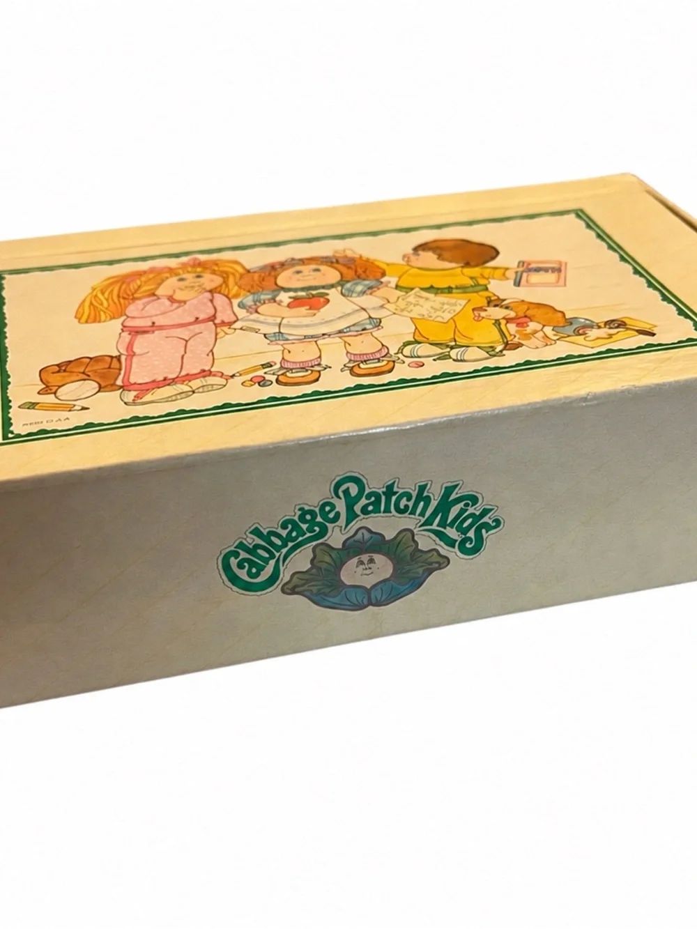 Vintage 1984 Cabbage Patch Kids Pencil Crayon Box Case Current school box